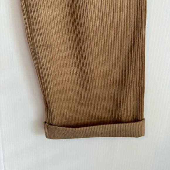 Miou Muse tan corduroy pants size medium wide leg pants cords - Picture 5 of 9